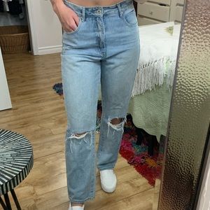 Tiger Mist high waisted straight leg denim jeans